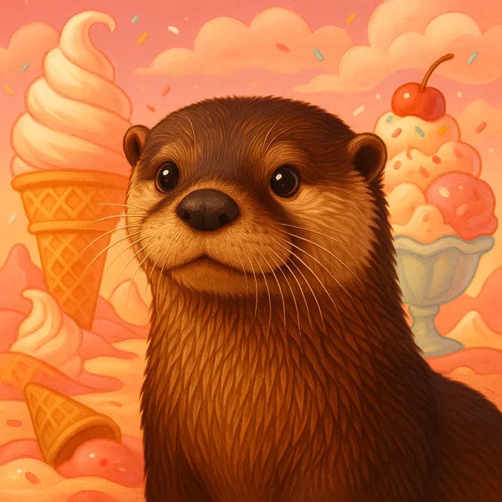 Sundae Shop Dream — a Painted Critters style