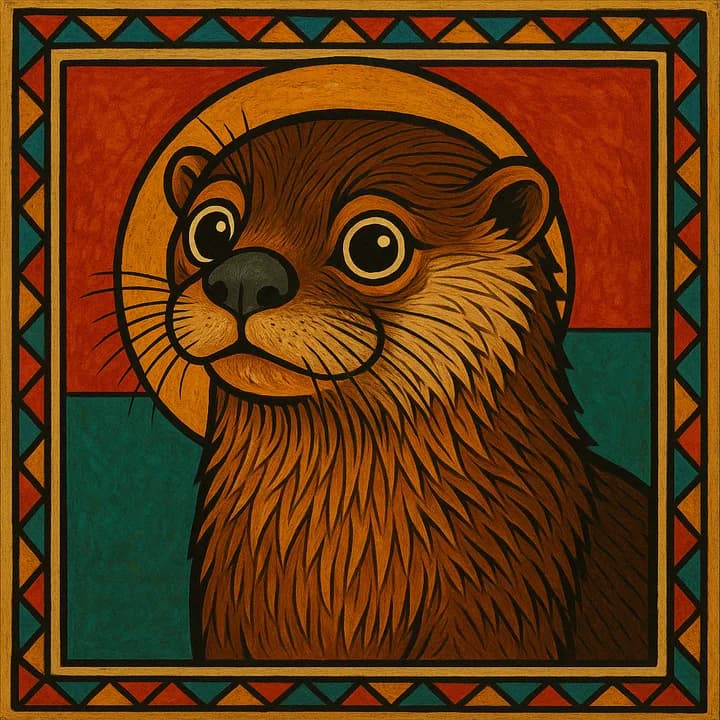 Ethiopian Icon — a Painted Critters style
