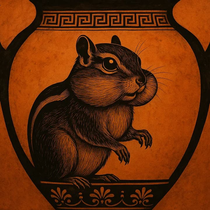Greek Black-Figure — a Painted Critters style