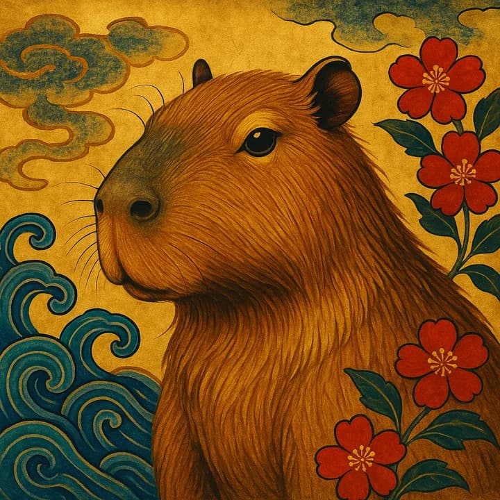 Japanese Rinpa — a Painted Critters style