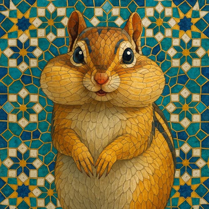 Moroccan Zellige — a Painted Critters style