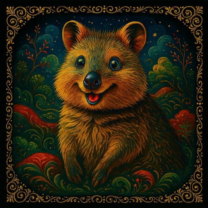 Palekh Lacquer — a Painted Critters style