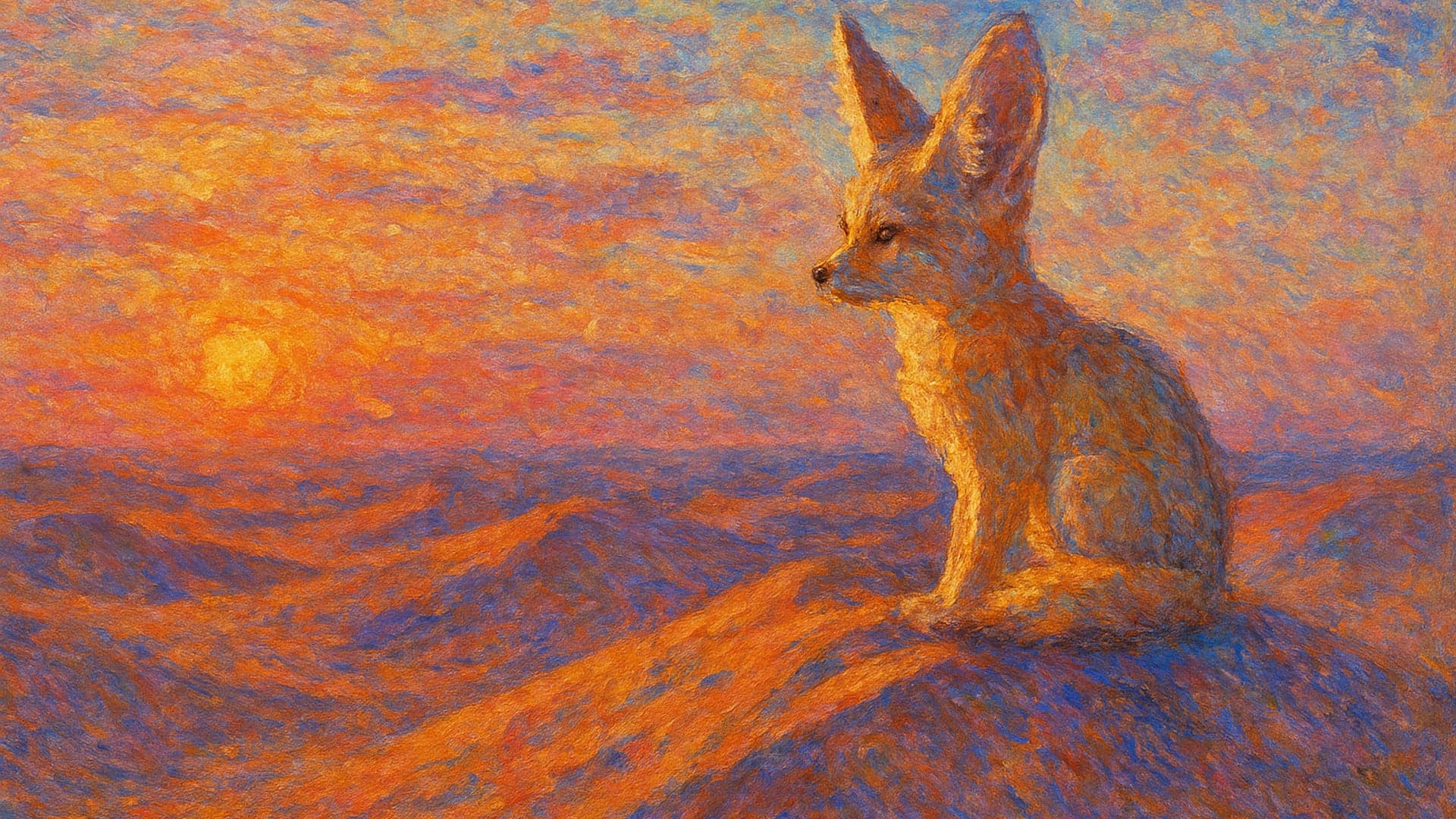 Fennec Fox, Monet Dunes