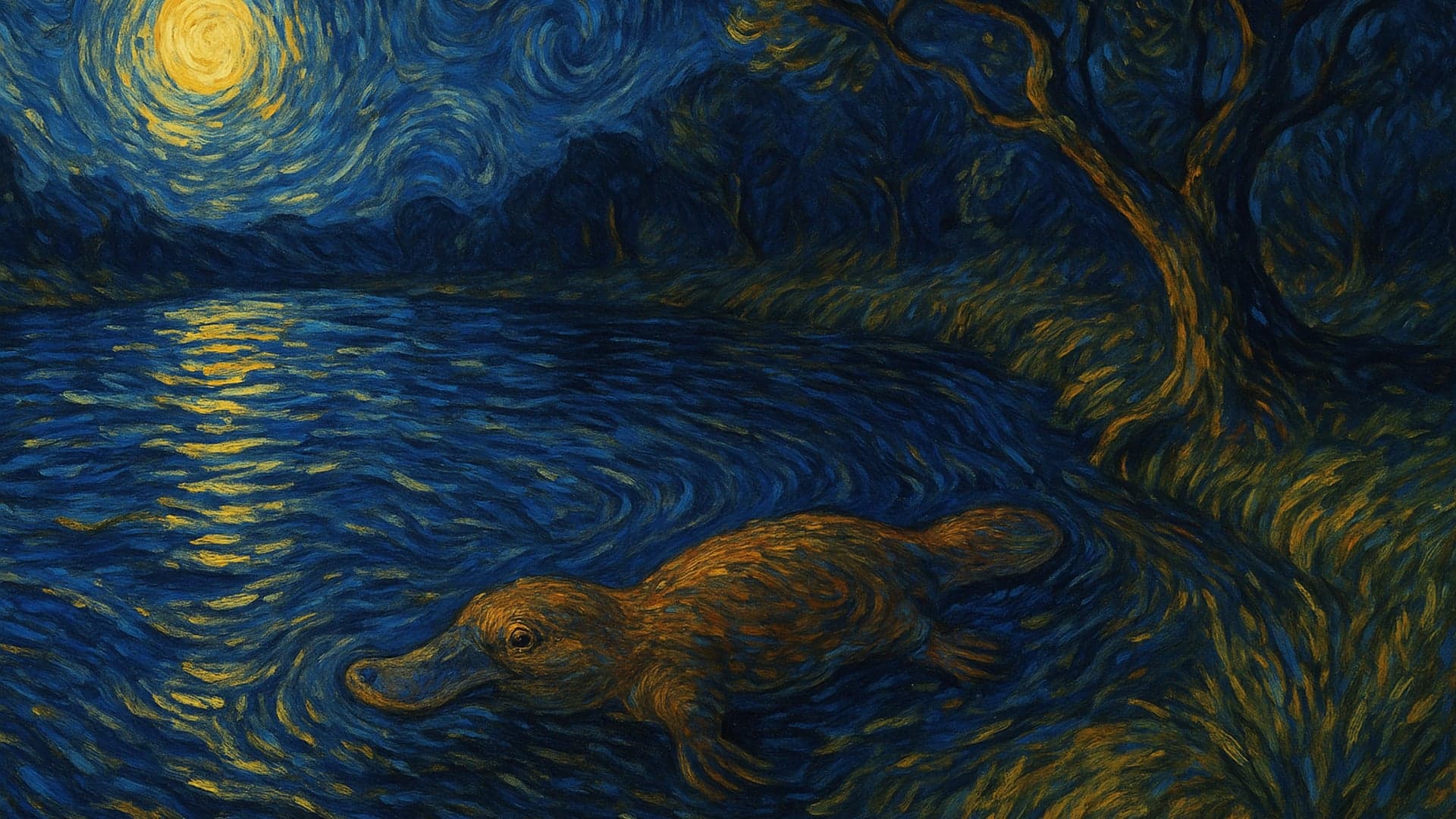 Platypus, Van Gogh Night